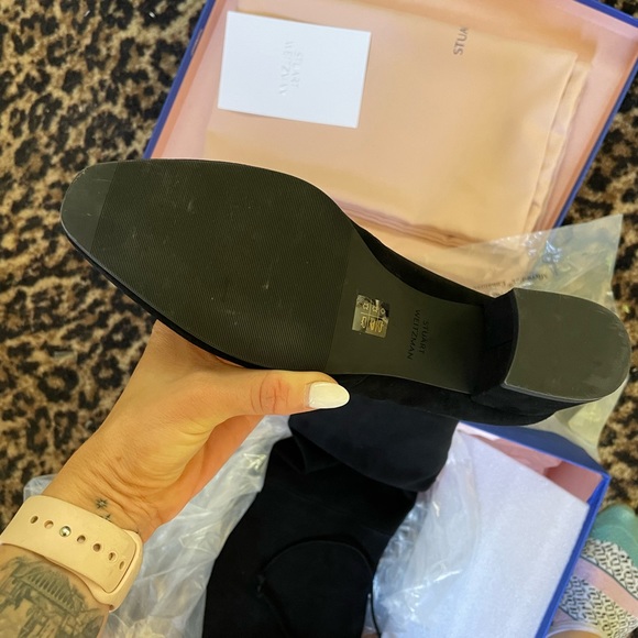 LAST CALL Stuart Weitzman black suede over the knee boots - size 37 - Picture 2 of 8